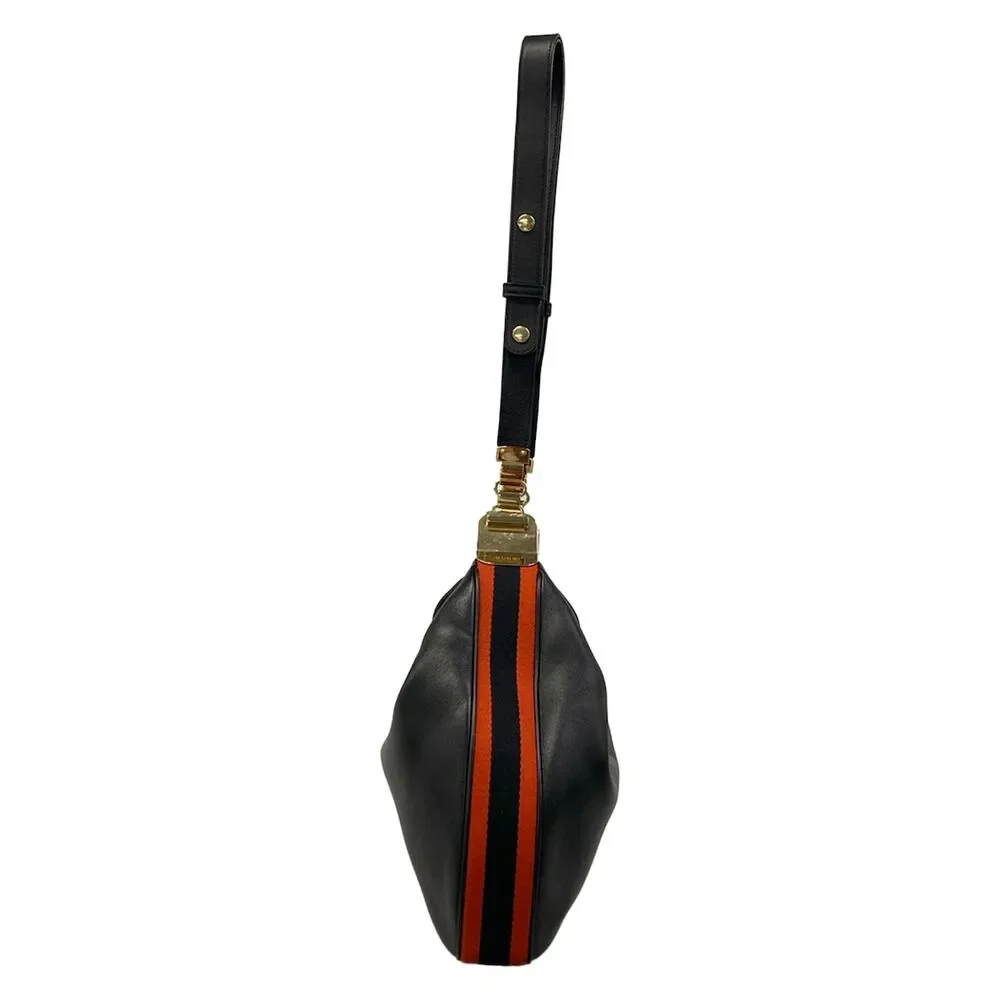 Gucci Attache Medium Shoulder Bag Shoulder Bag 702823 Black Orange
